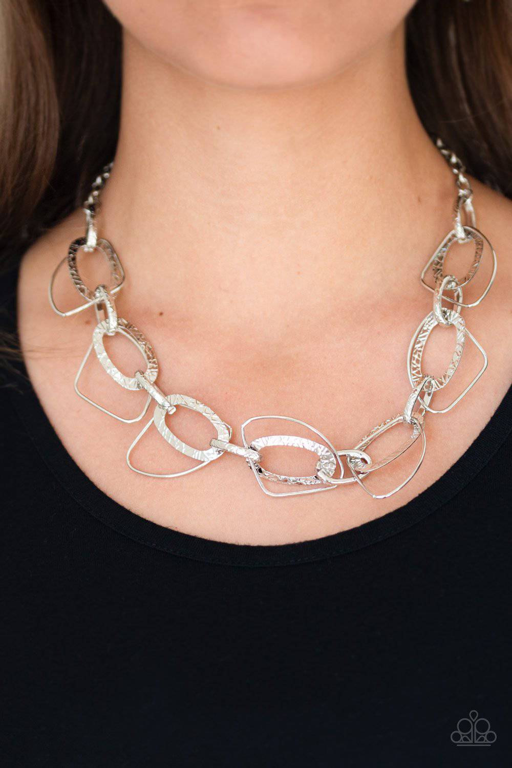 Very Avant-Garde - Silver Necklace - Paparazzi Accessories - GlaMarous Titi Jewels