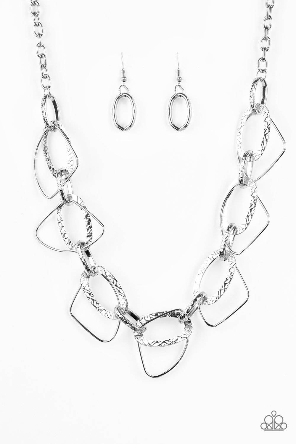Very Avant-Garde - Silver Necklace - Paparazzi Accessories - GlaMarous Titi Jewels