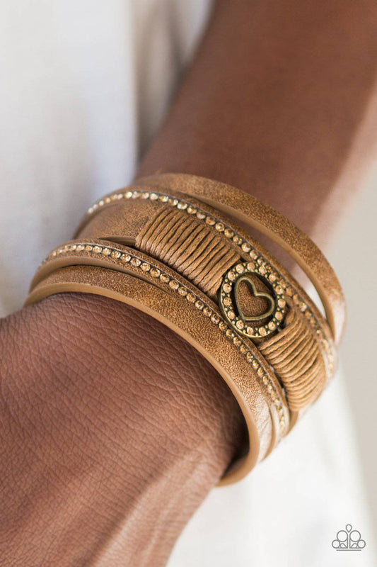 It Takes Heart - Brass - GlaMarous Titi Jewels