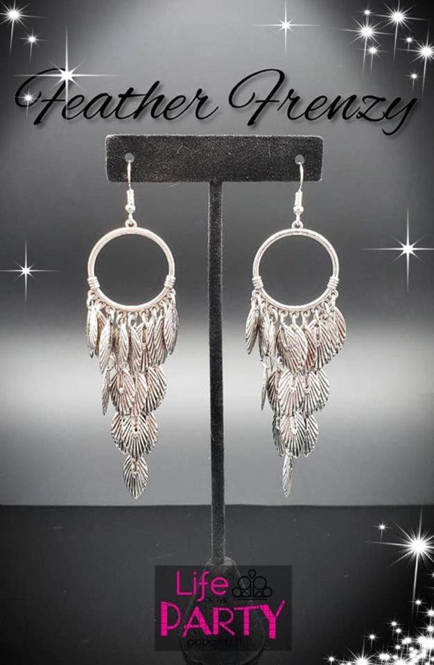 June 2019 Life of the Party Feather Frenzy-Paparazzi Accessories - GlaMarous Titi Jewels