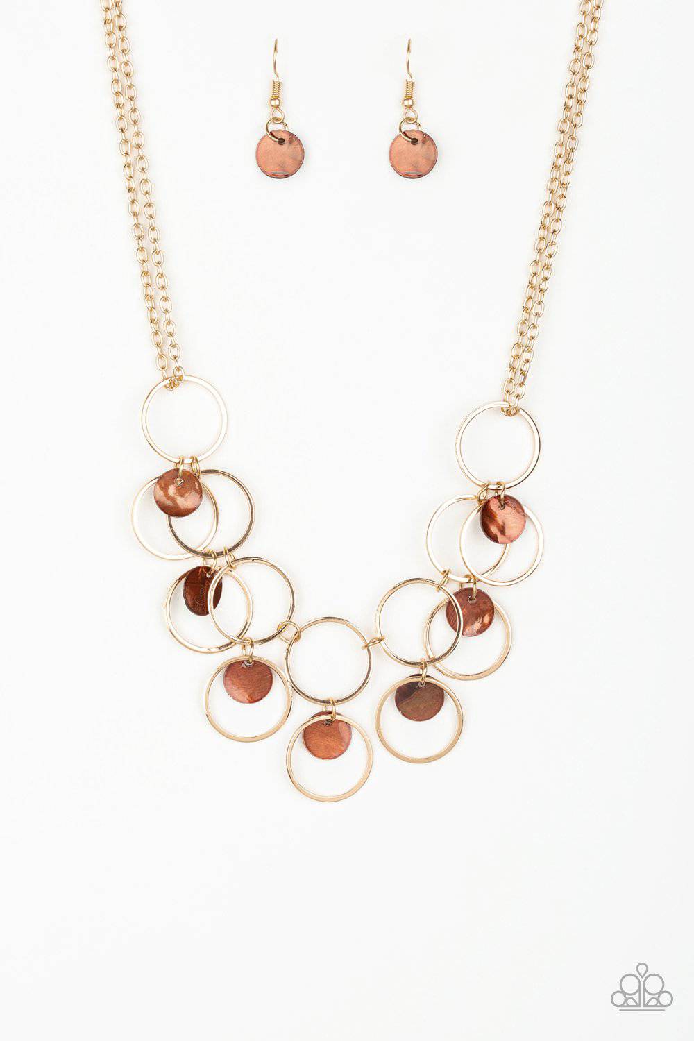 Ask and You SHELL Receive - Brown Necklace - Paparazzi Accessories - GlaMarous Titi Jewels