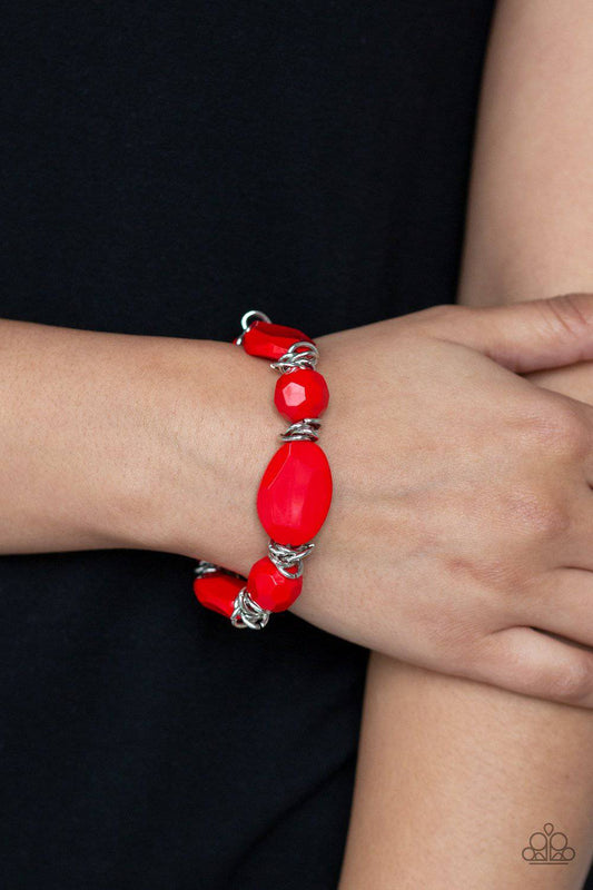 Savor The Flavor - Red Paparazzi Accessories - GlaMarous Titi Jewels