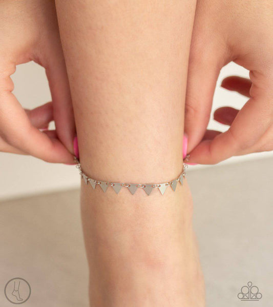 Sand Shark - Silver-Paparazzi Accessories - GlaMarous Titi Jewels