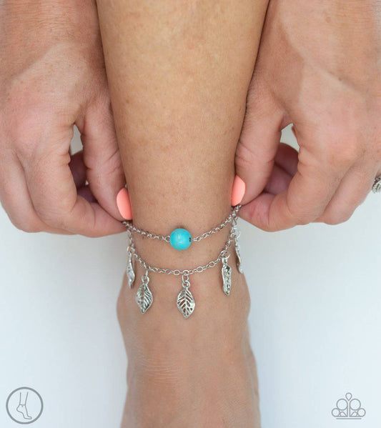 Earthy Explorer - Blue-Paparazzi Accessories - GlaMarous Titi Jewels