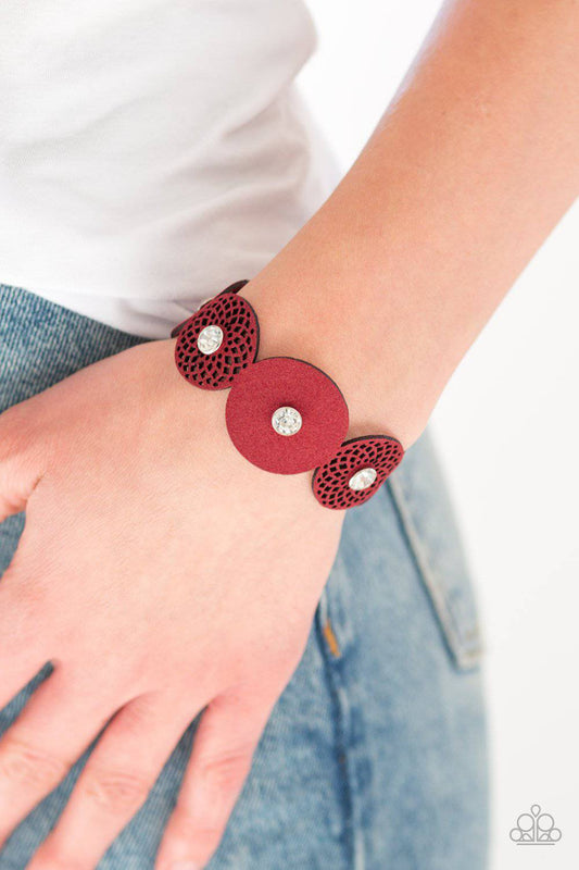 Poppin Popstar - Red-Paparazzi Accessories - GlaMarous Titi Jewels