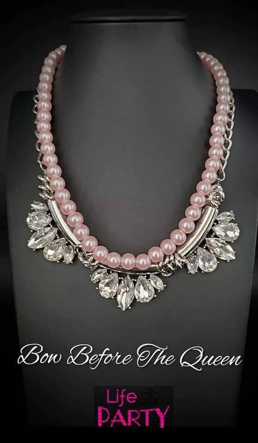 July 2019 Life of the Party Bow Before the Queen (Pink)-Paparazzi Accessories - GlaMarous Titi Jewels