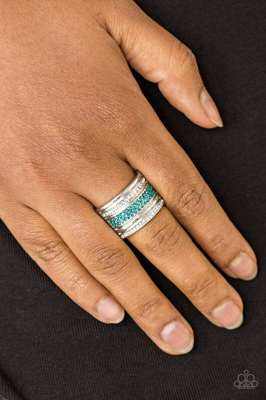 Top Dollar Drama - Blue - GlaMarous Titi Jewels