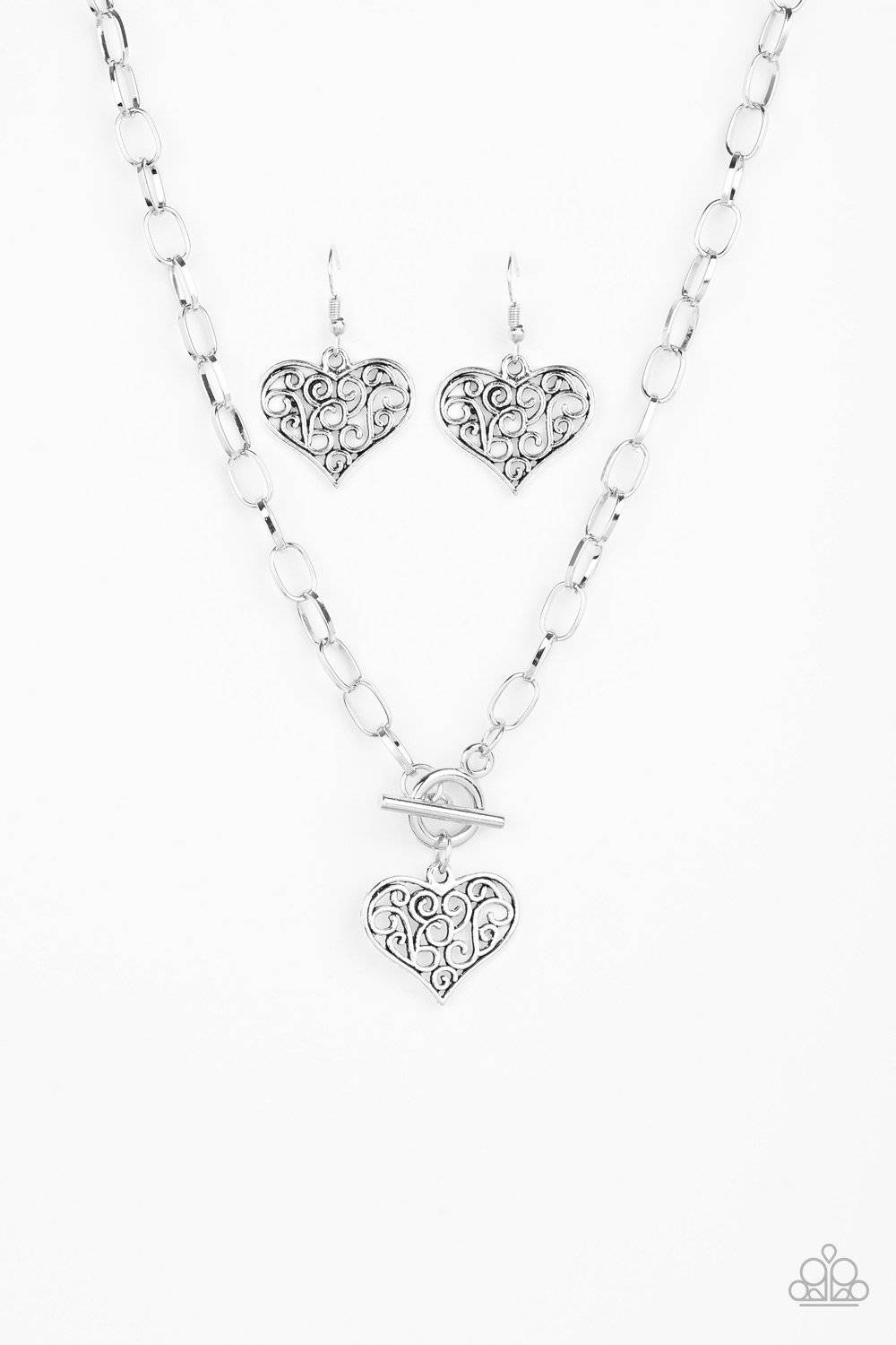 Heart-Touching Harmony - Silver - GlaMarous Titi Jewels