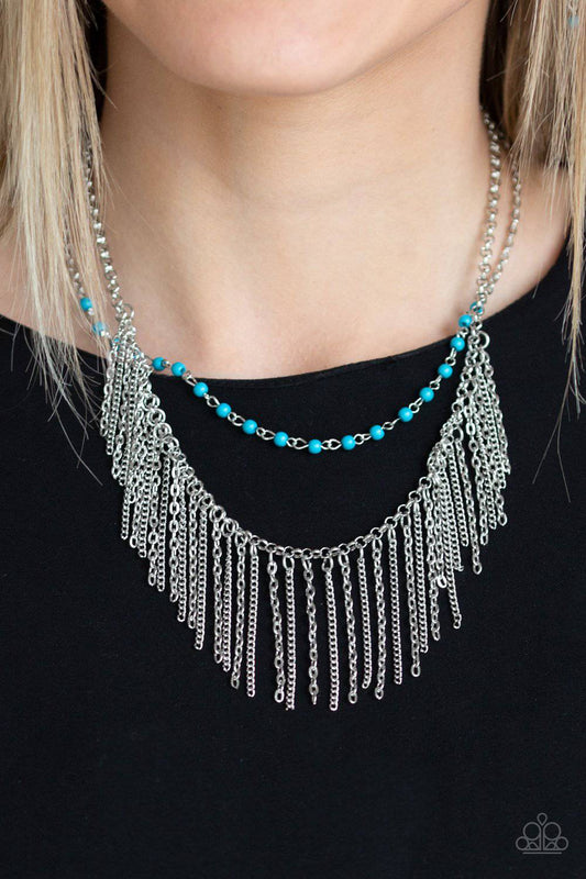 Fierce In Fringe - Blue - GlaMarous Titi Jewels