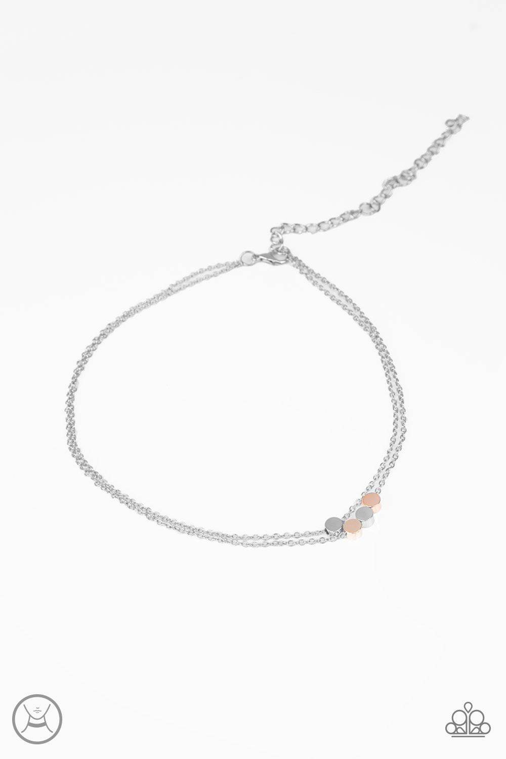 Mini Minimalist - Silver Choker - Paparazzi Accessories - GlaMarous Titi Jewels