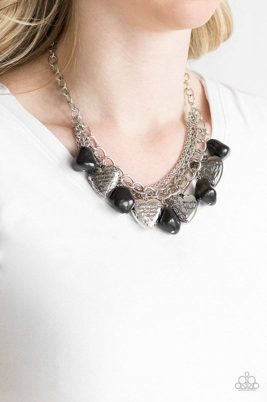 Change Of Heart - Black Necklace - Paparazzi Accessories - GlaMarous Titi Jewels