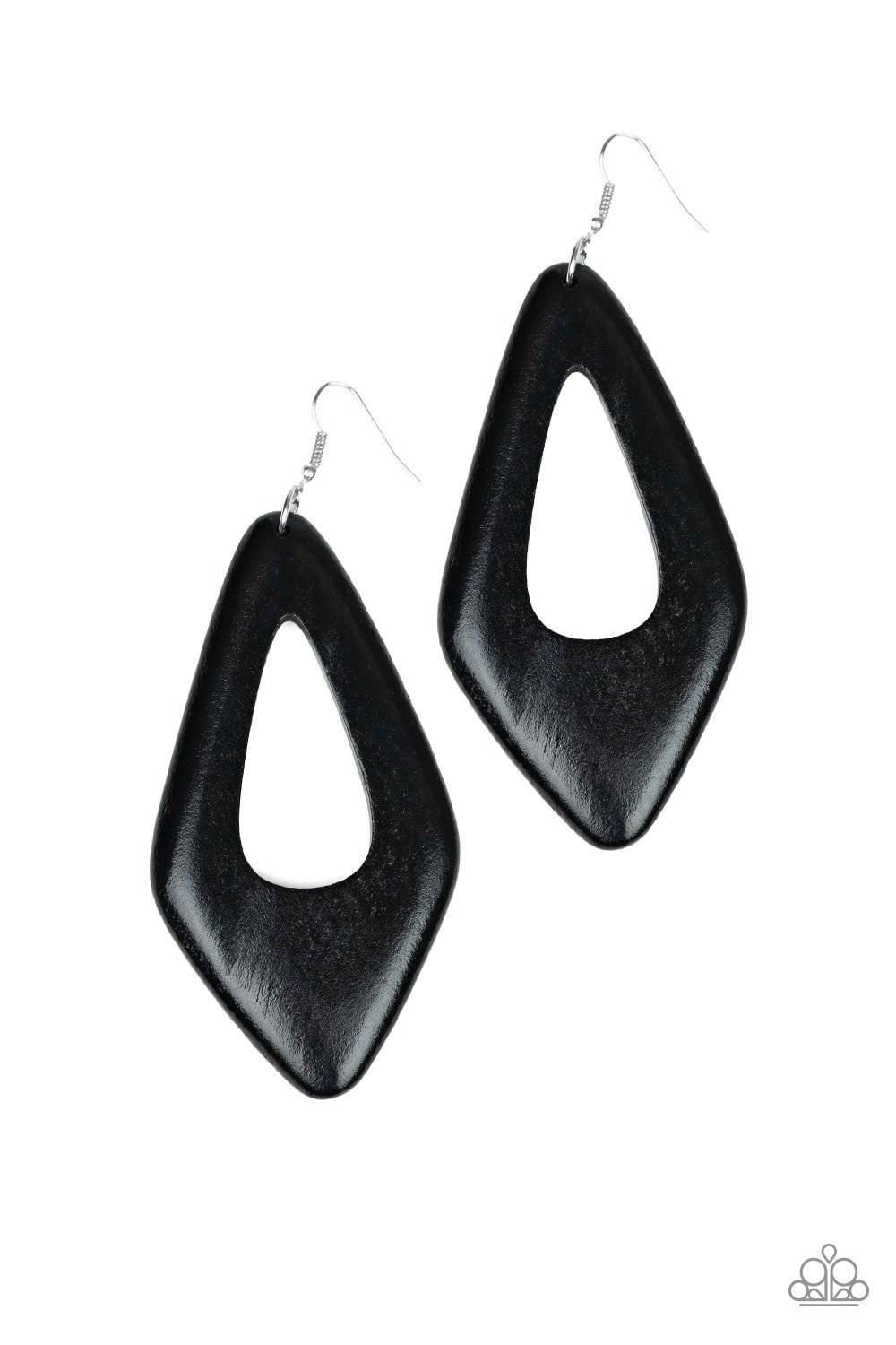 A SHORE Bet - Black Earrings - Paparazzi Accessories - GlaMarous Titi Jewels