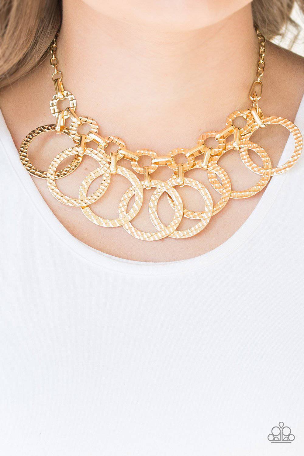 Jammin Jungle - Gold Necklace - Paparazzi Accessories - GlaMarous Titi Jewels