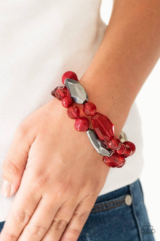 Rockin Rock Candy - Red - GlaMarous Titi Jewels