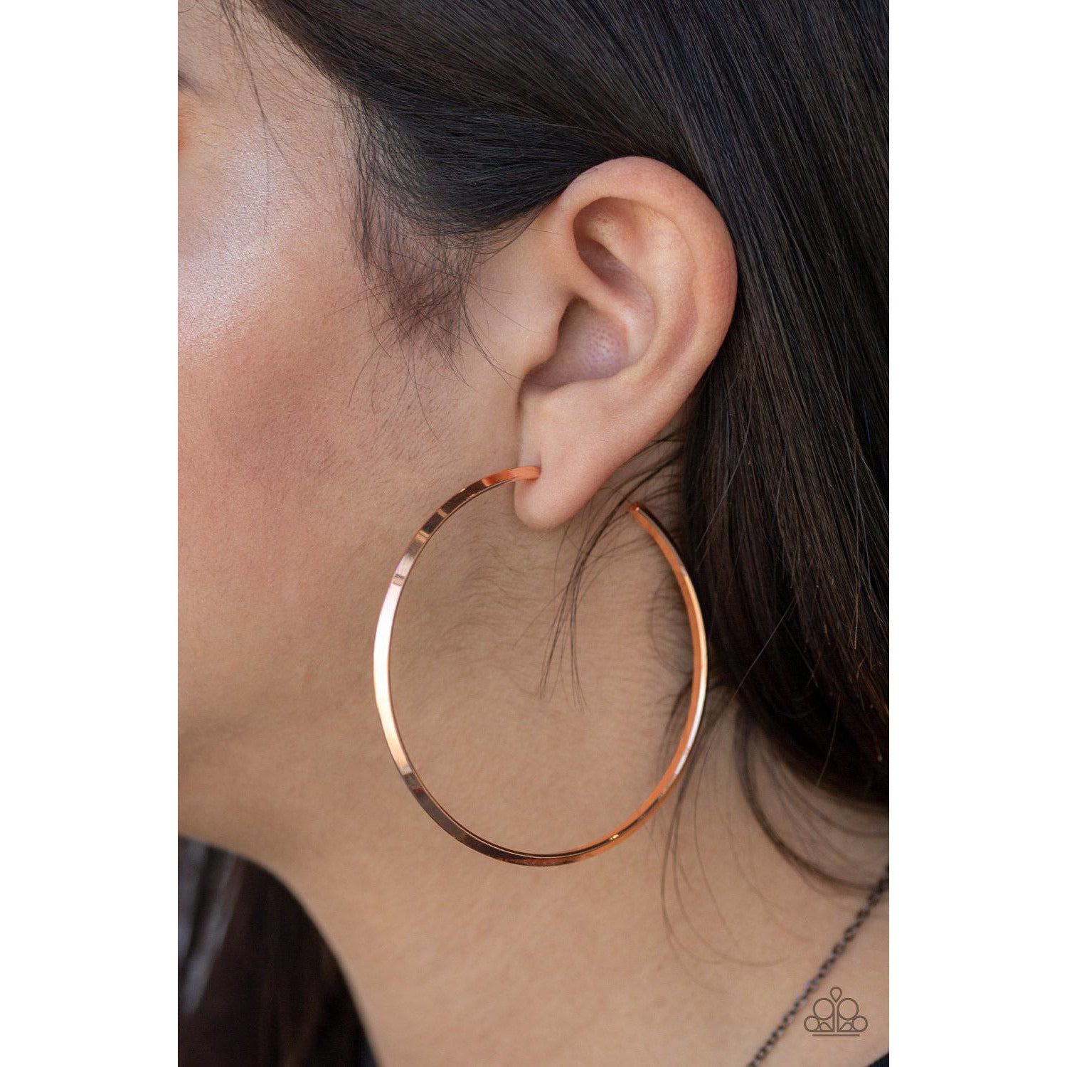 5th Avenue Attitude - Copper Earrings - Paparazzi Accessories - GlaMarous Titi Jewels