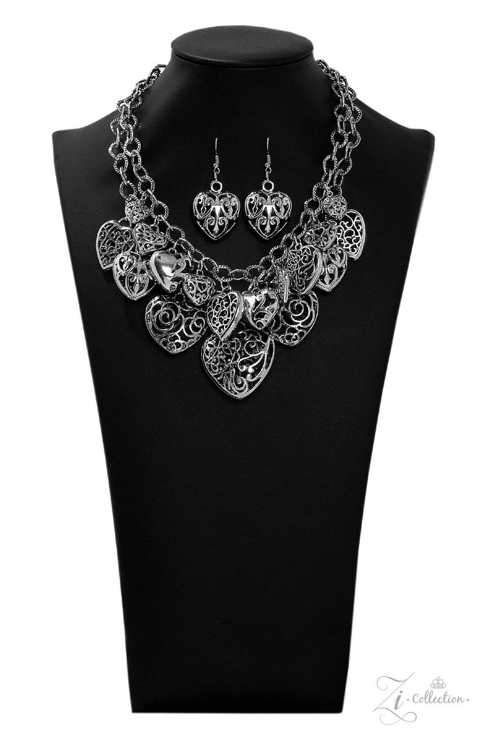 Cherish - 2019 Paparazzi Exclusive Zi Collection Heart Necklace - GlaMarous Titi Jewels