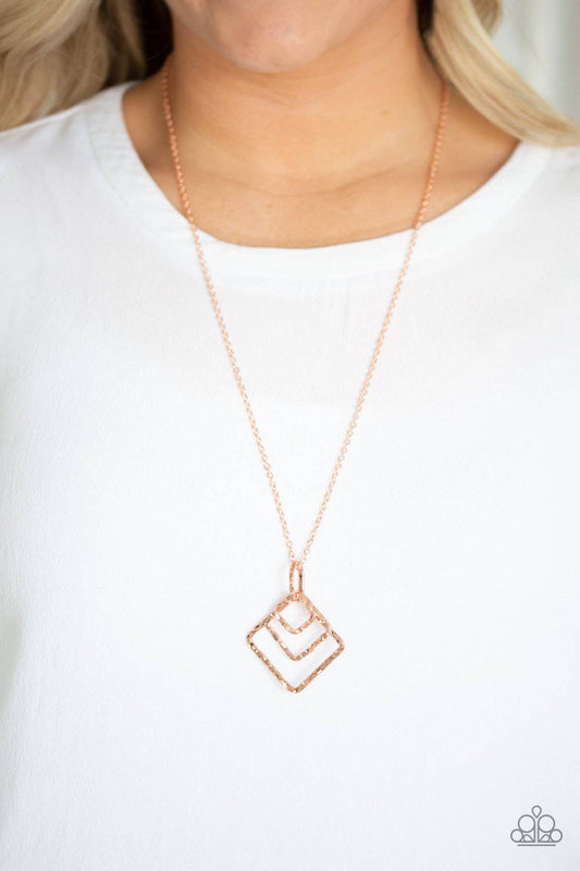 Square It Up - Copper - GlaMarous Titi Jewels