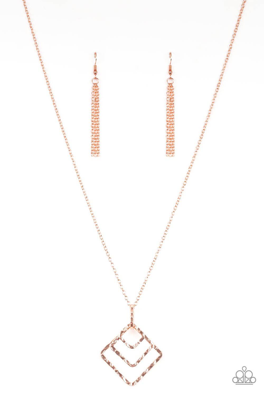 Square It Up - Copper - GlaMarous Titi Jewels