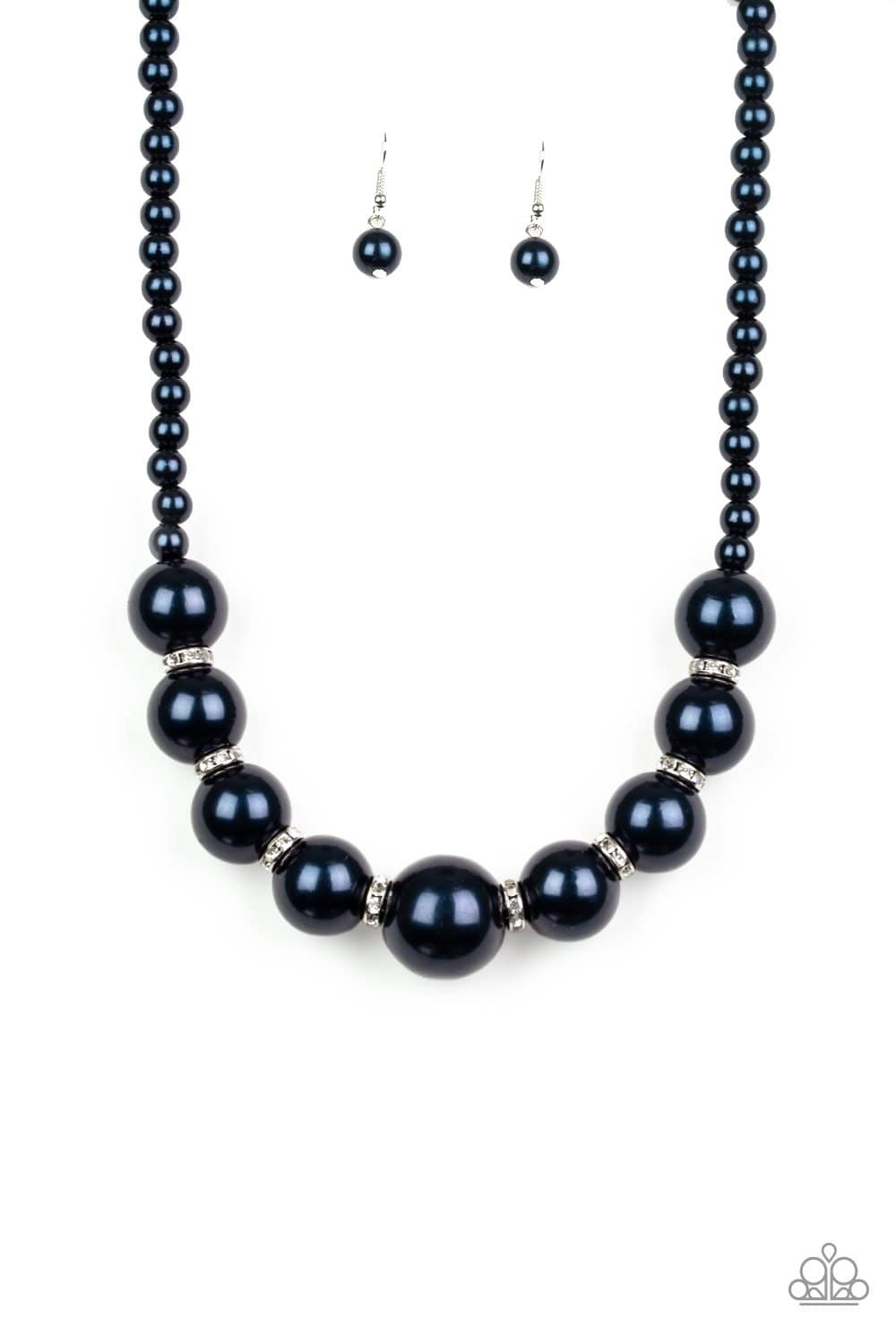 SoHo Socialite - Blue Pearl Necklace - Paparazzi Accessories - GlaMarous Titi Jewels