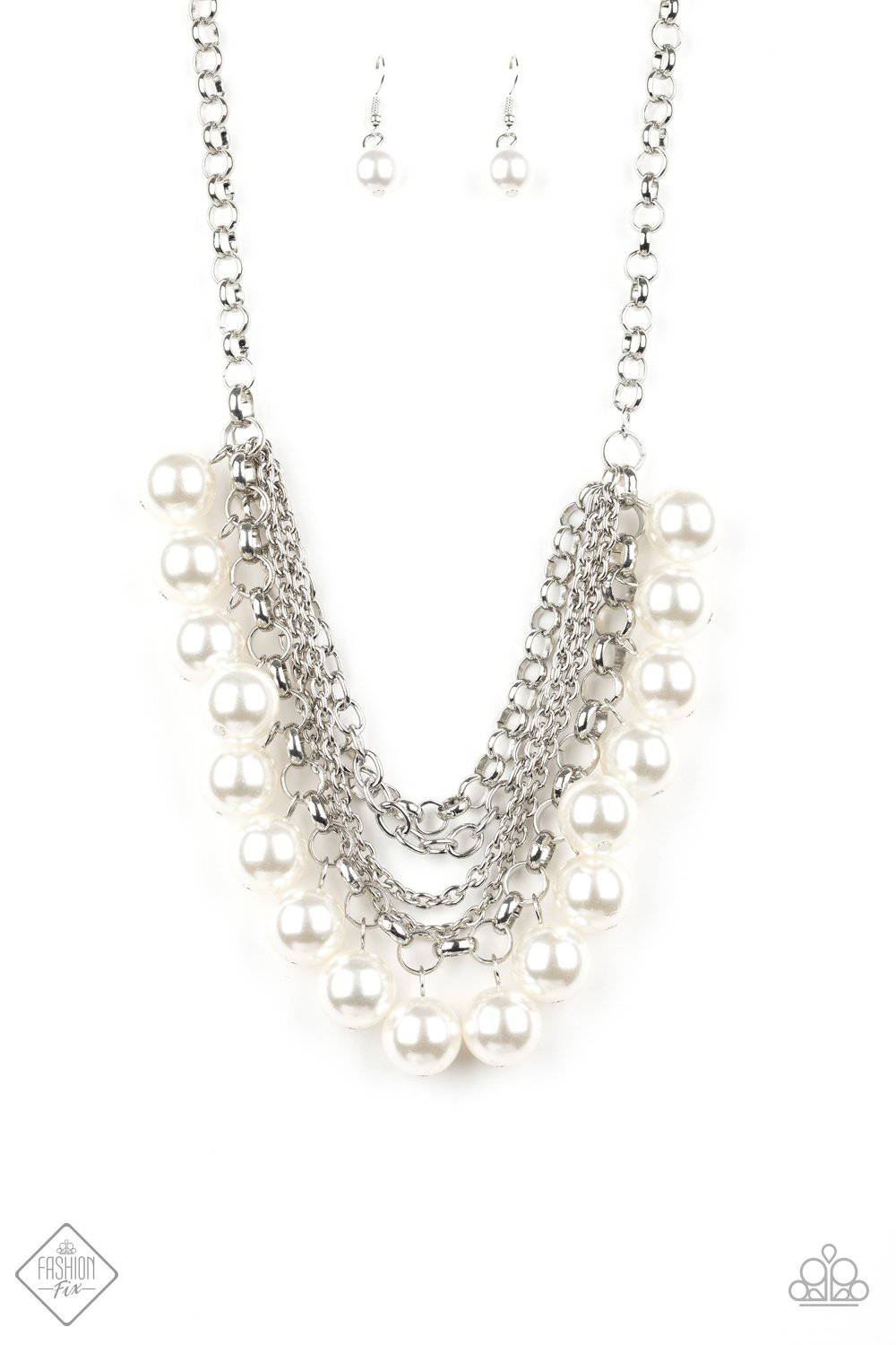 One-Way WALL STREET - Pearl Necklace - Paparazzi Accessories - GlaMarous Titi Jewels
