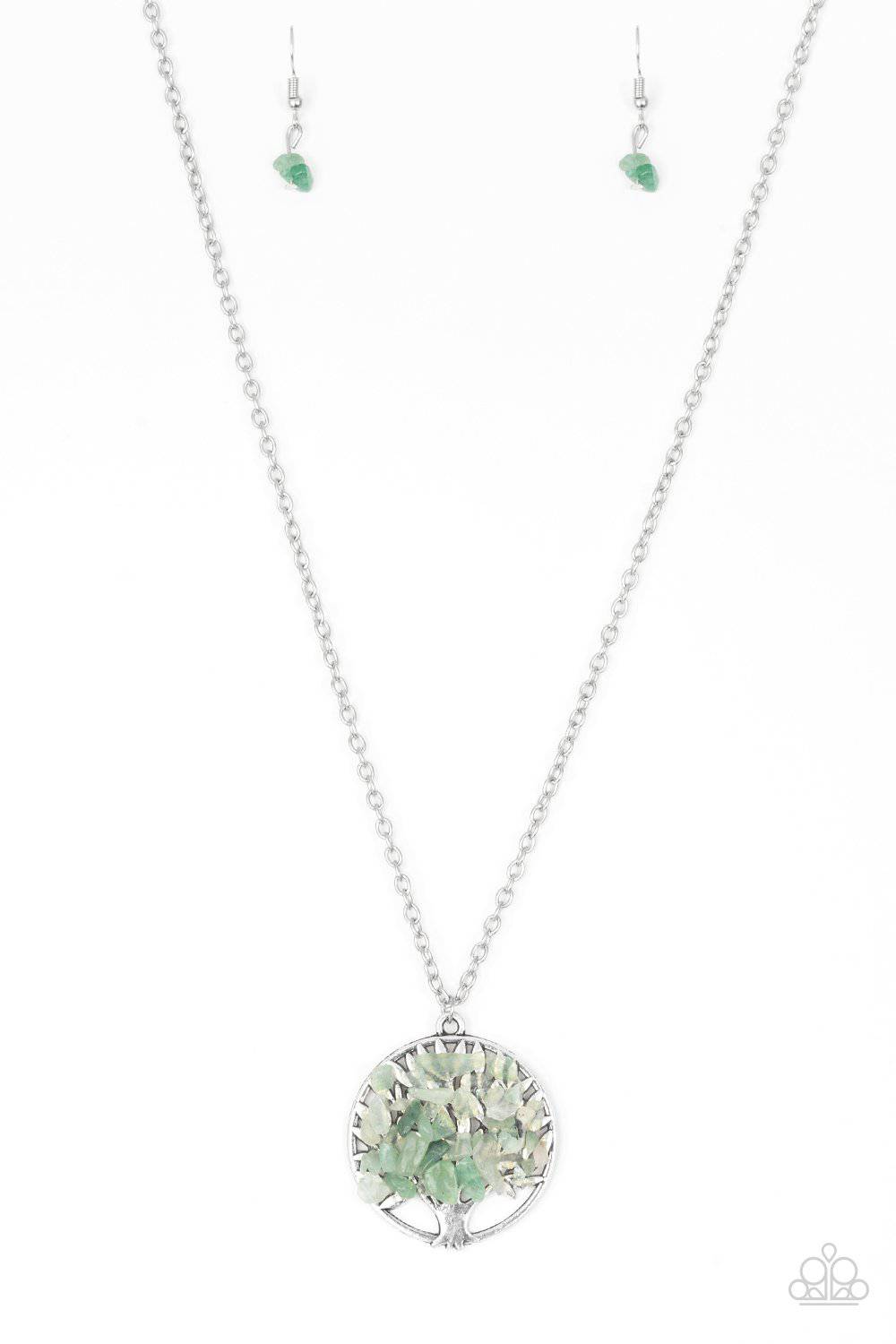 Naturally Nirvana - Green Necklace - Paparazzi Accessories - GlaMarous Titi Jewels