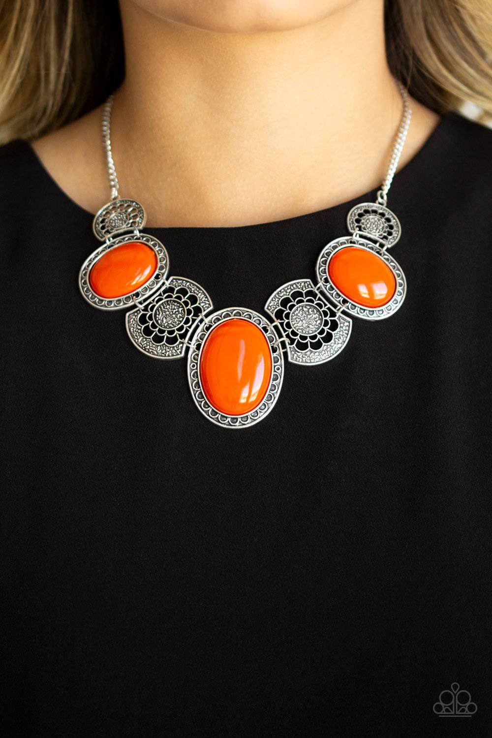 The Medallion-aire - Orange - GlaMarous Titi Jewels
