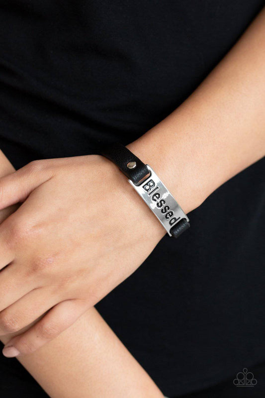 Count Your Blessings - Black Blessed Bracelet - Paparazzi Accessories - GlaMarous Titi Jewels