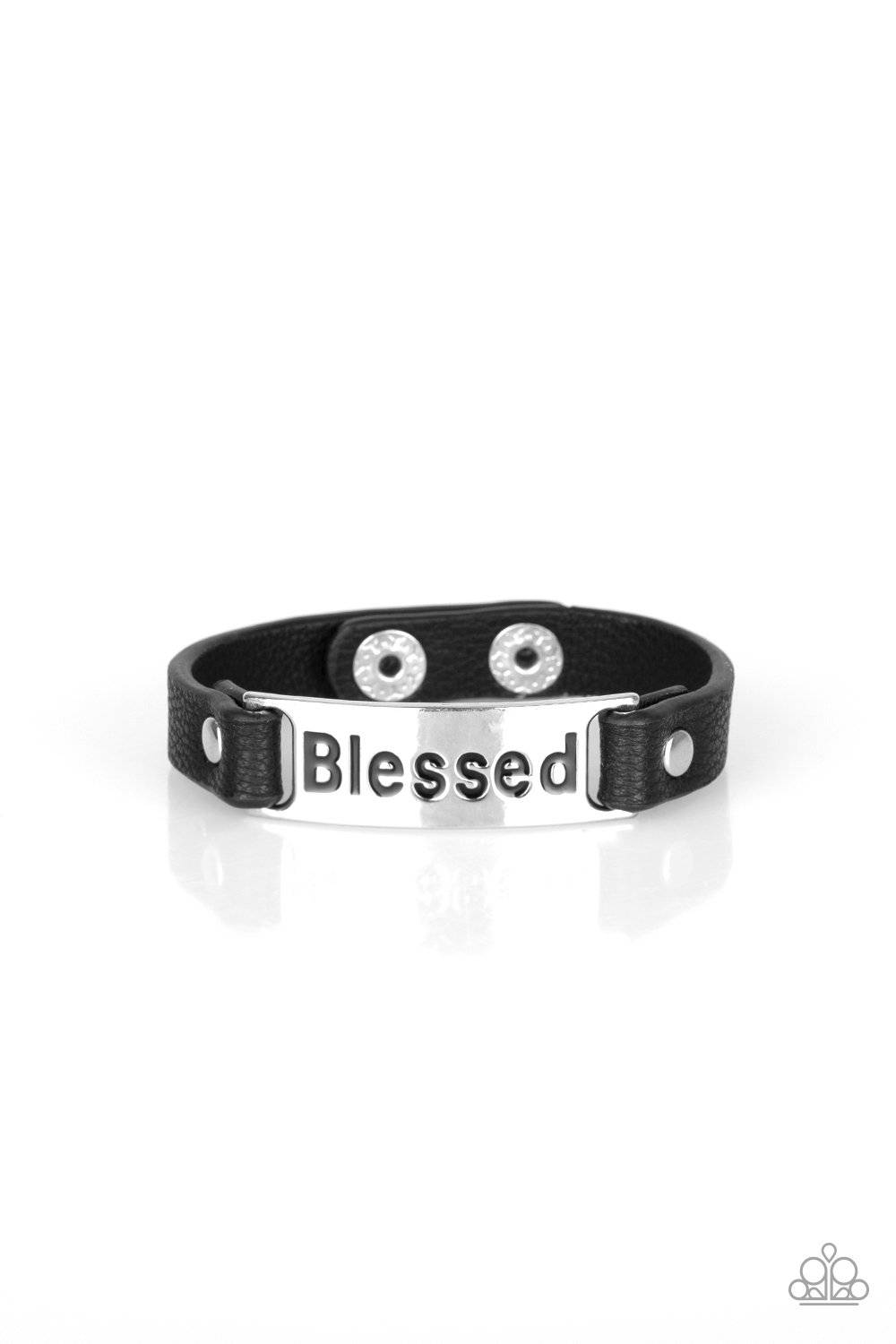 Count Your Blessings - Black Blessed Bracelet - Paparazzi Accessories - GlaMarous Titi Jewels