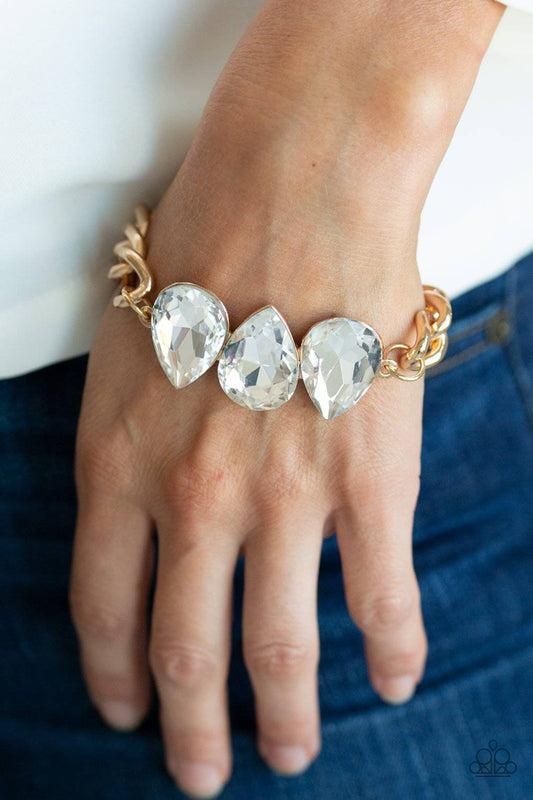 Bring Your Own Bling - Gold Bracelet - Paparazzi Accessories - GlaMarous Titi Jewels