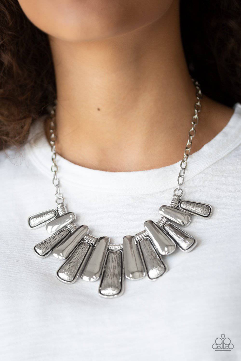 MANE Up - Silver Necklace - Paparazzi Accessories - GlaMarous Titi Jewels