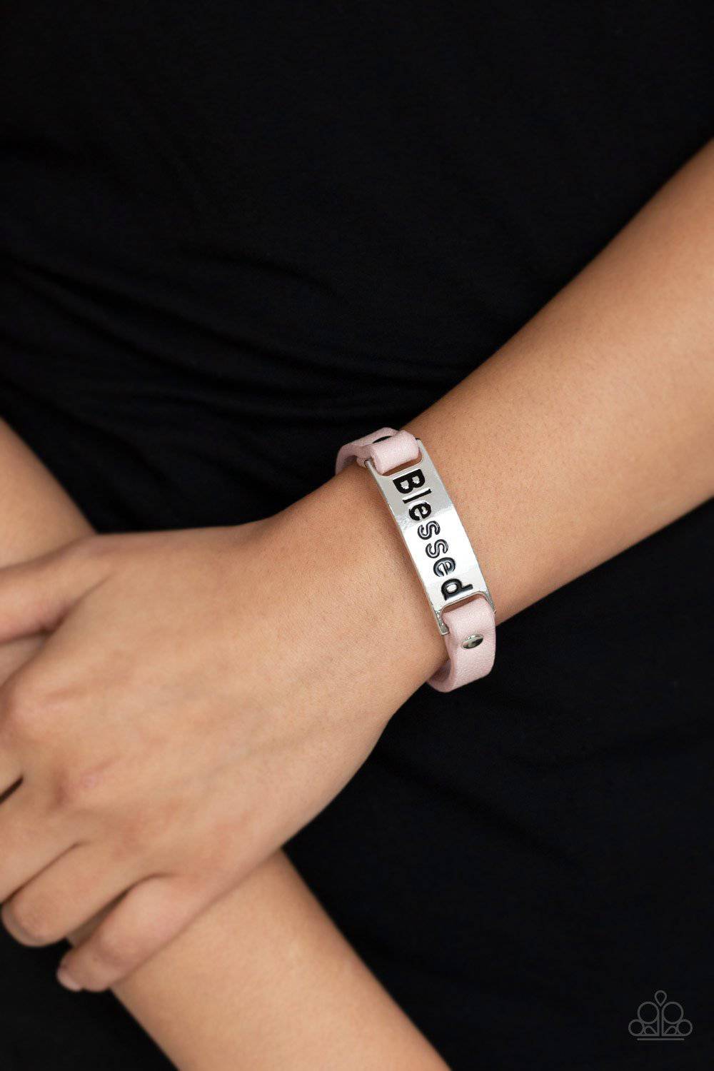 Count Your Blessings - Pink Blessed Bracelet - Paparazzi Accessories - GlaMarous Titi Jewels