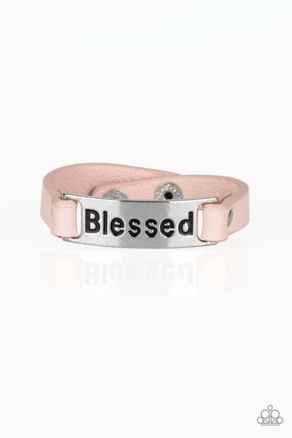 Count Your Blessings - Pink Blessed Bracelet - Paparazzi Accessories - GlaMarous Titi Jewels