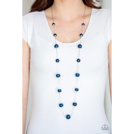 5th Avenue Frenzy - Blue Necklace - Paparazzi Accessories - GlaMarous Titi Jewels