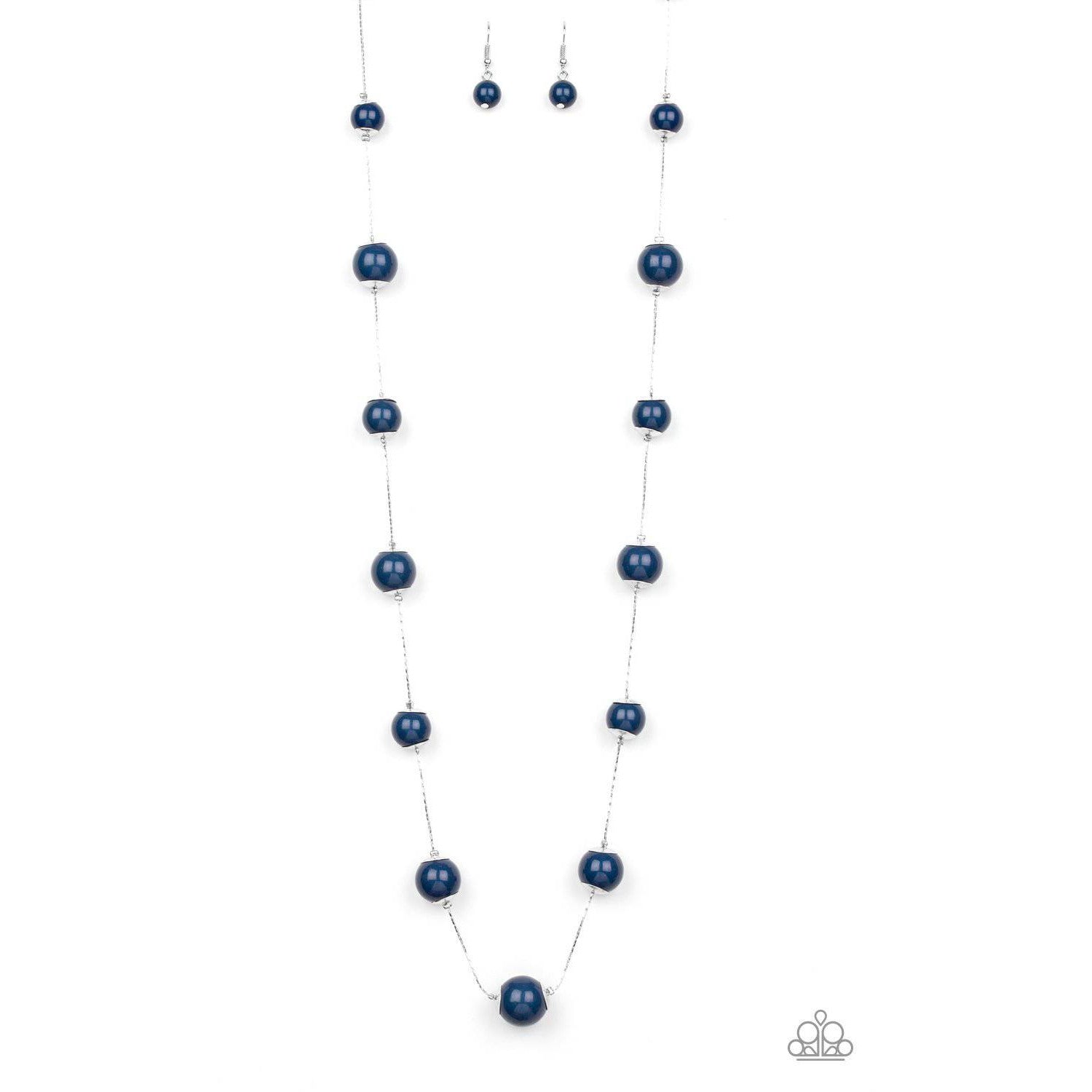 5th Avenue Frenzy - Blue Necklace - Paparazzi Accessories - GlaMarous Titi Jewels