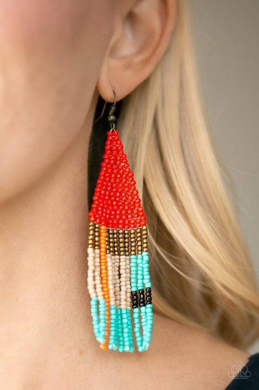 Beaded Boho - Red - GlaMarous Titi Jewels