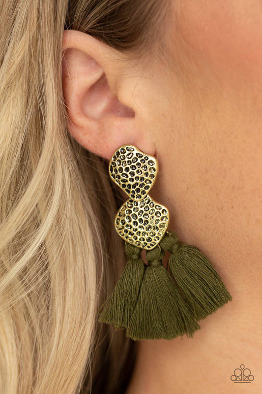 Tenacious Tassel - Green - GlaMarous Titi Jewels