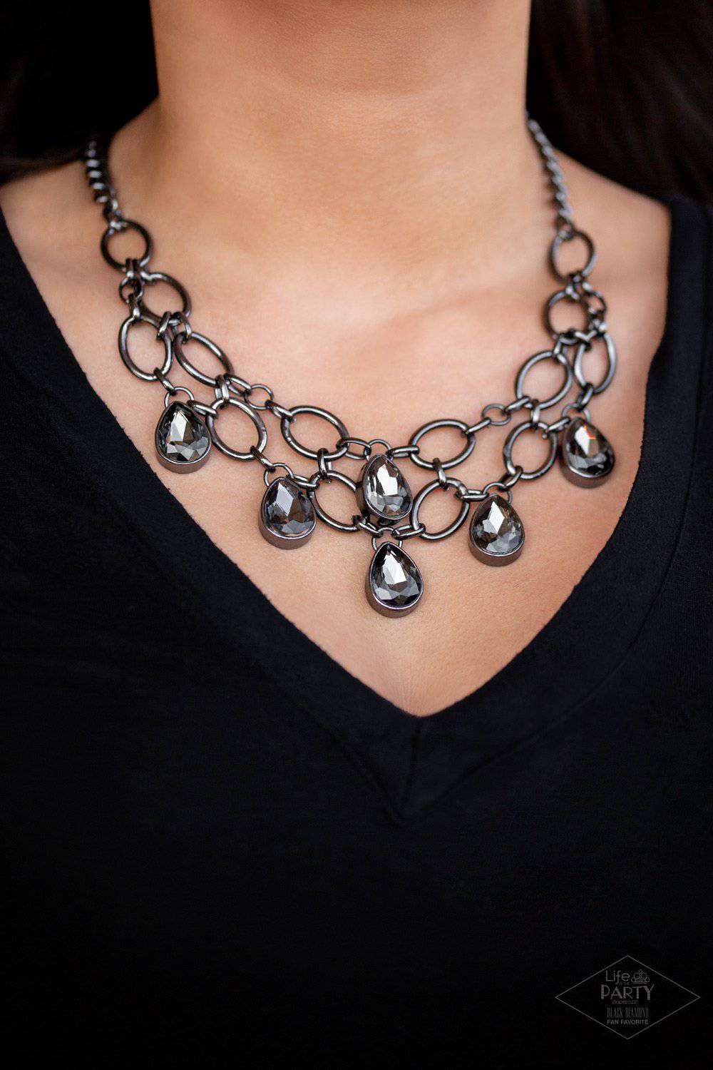 Show-Stopping Shimmer - Black - GlaMarous Titi Jewels