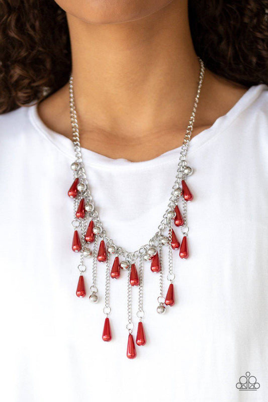 Fleur de Fringe - Red - GlaMarous Titi Jewels