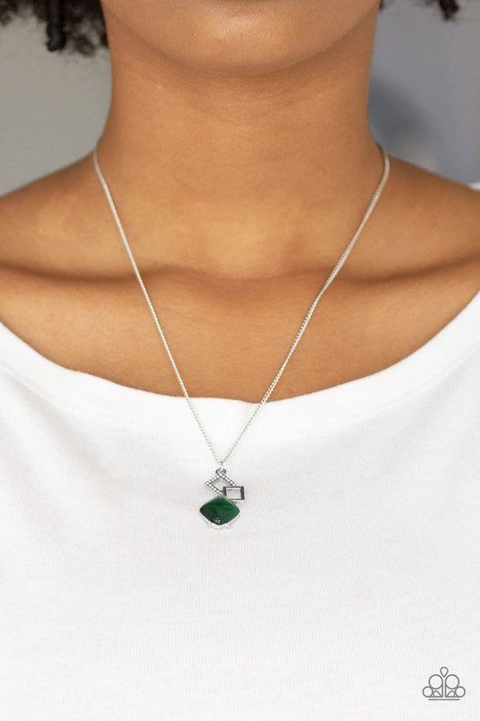 Stylishly Square - Green - GlaMarous Titi Jewels