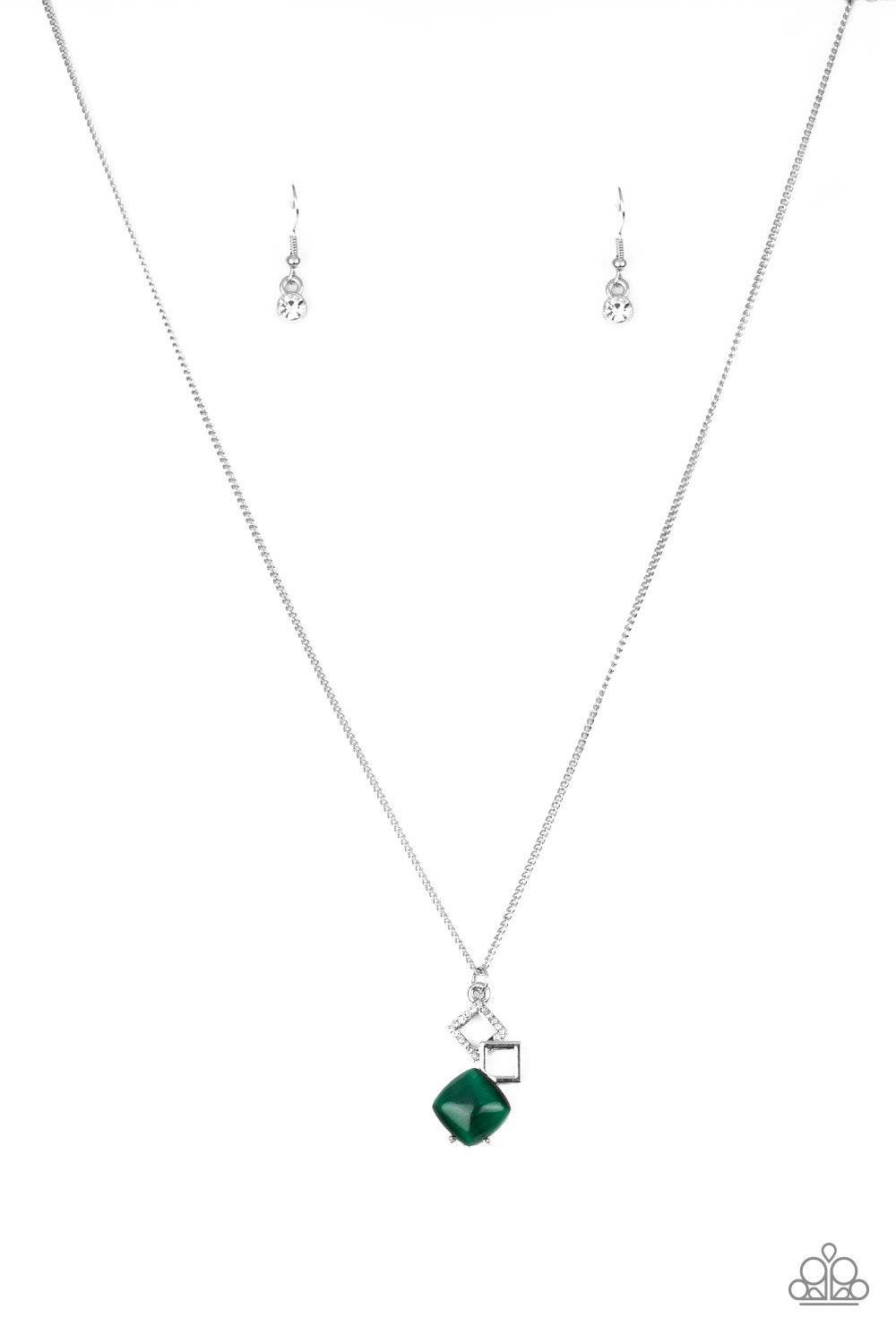 Stylishly Square - Green - GlaMarous Titi Jewels