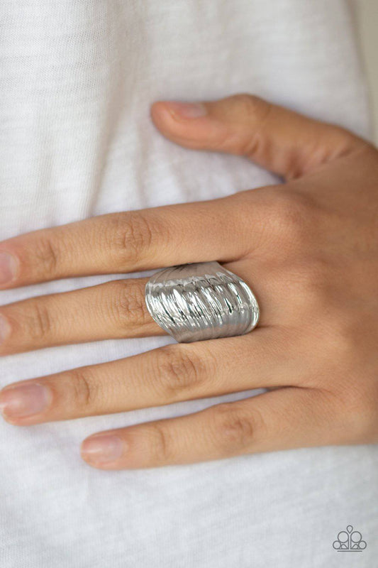 Made That SWAY - Silver Ring - Paparazzi Accessories - GlaMarous Titi Jewels