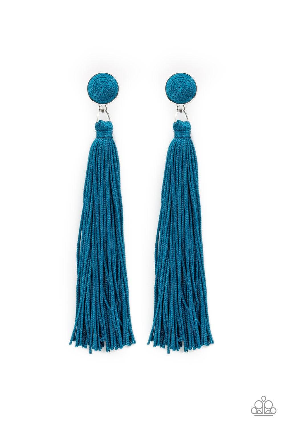 Tightrope Tassel - Blue - GlaMarous Titi Jewels