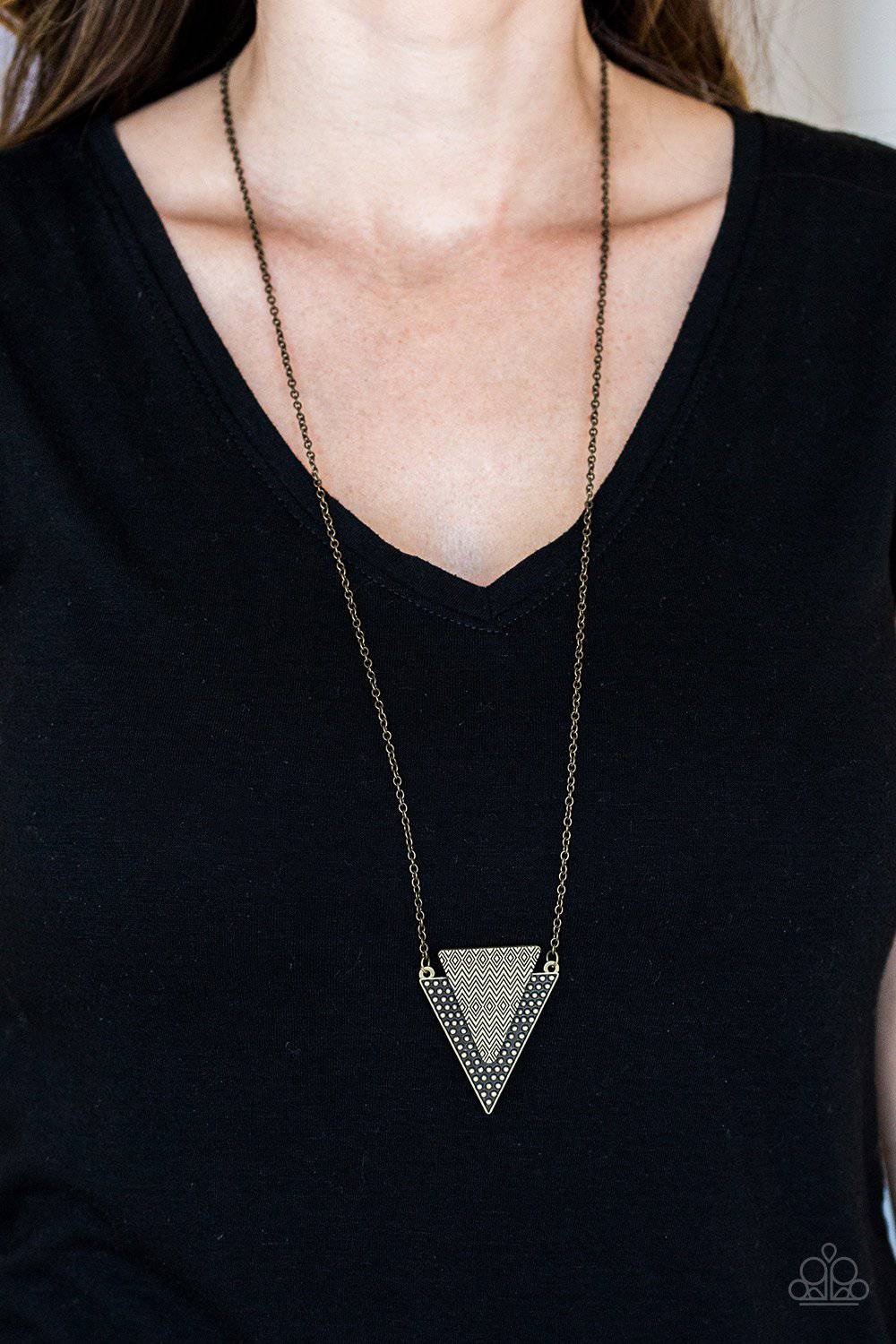 Ancient Arrow - Brass - GlaMarous Titi Jewels