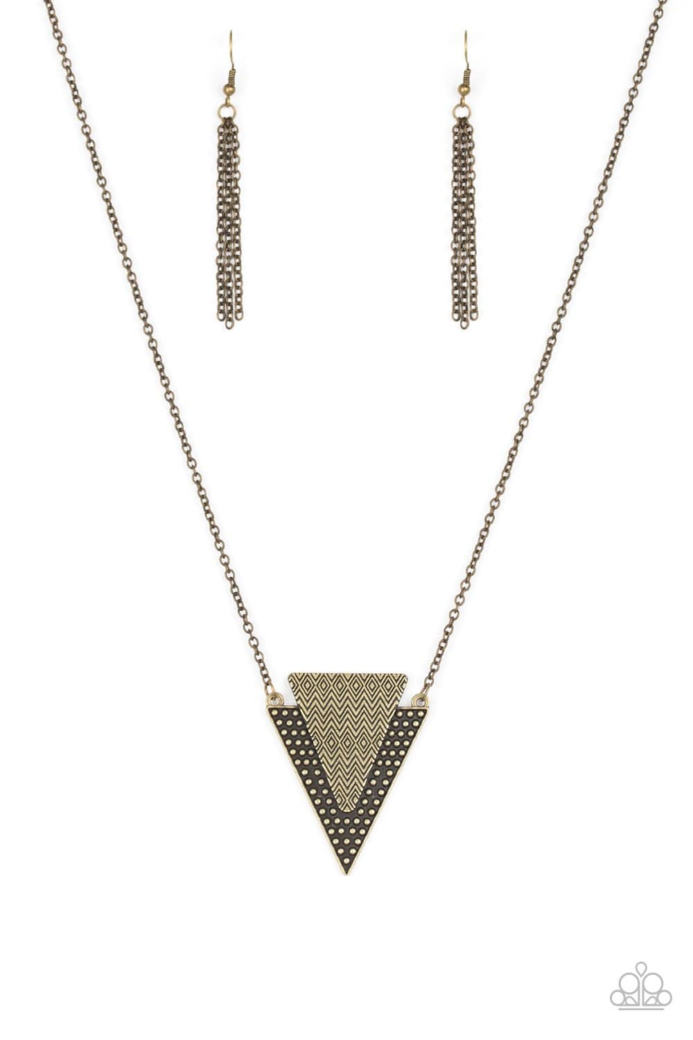 Ancient Arrow - Brass - GlaMarous Titi Jewels