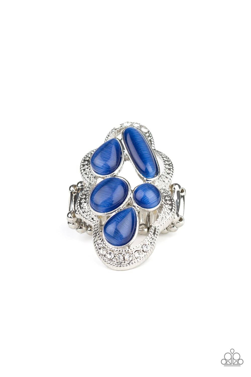 Cherished Collection - Blue Cat's Eye Ring - Paparazzi Accessories - GlaMarous Titi Jewels