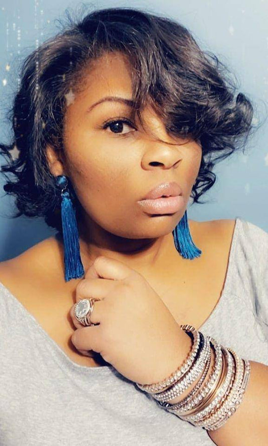 Tightrope Tassel - Blue - GlaMarous Titi Jewels