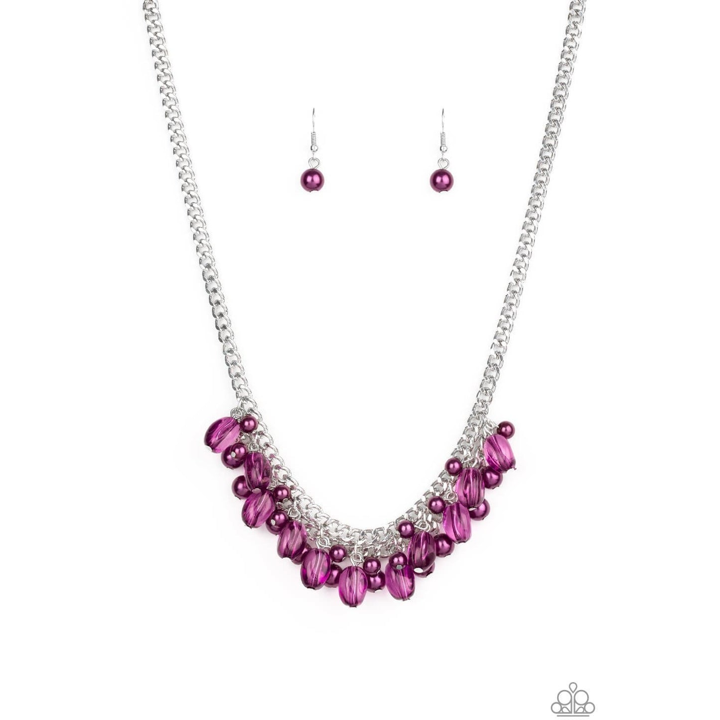 5th Avenue Flirtation Purple Necklace - Paparazzi Accessories - GlaMarous Titi Jewels