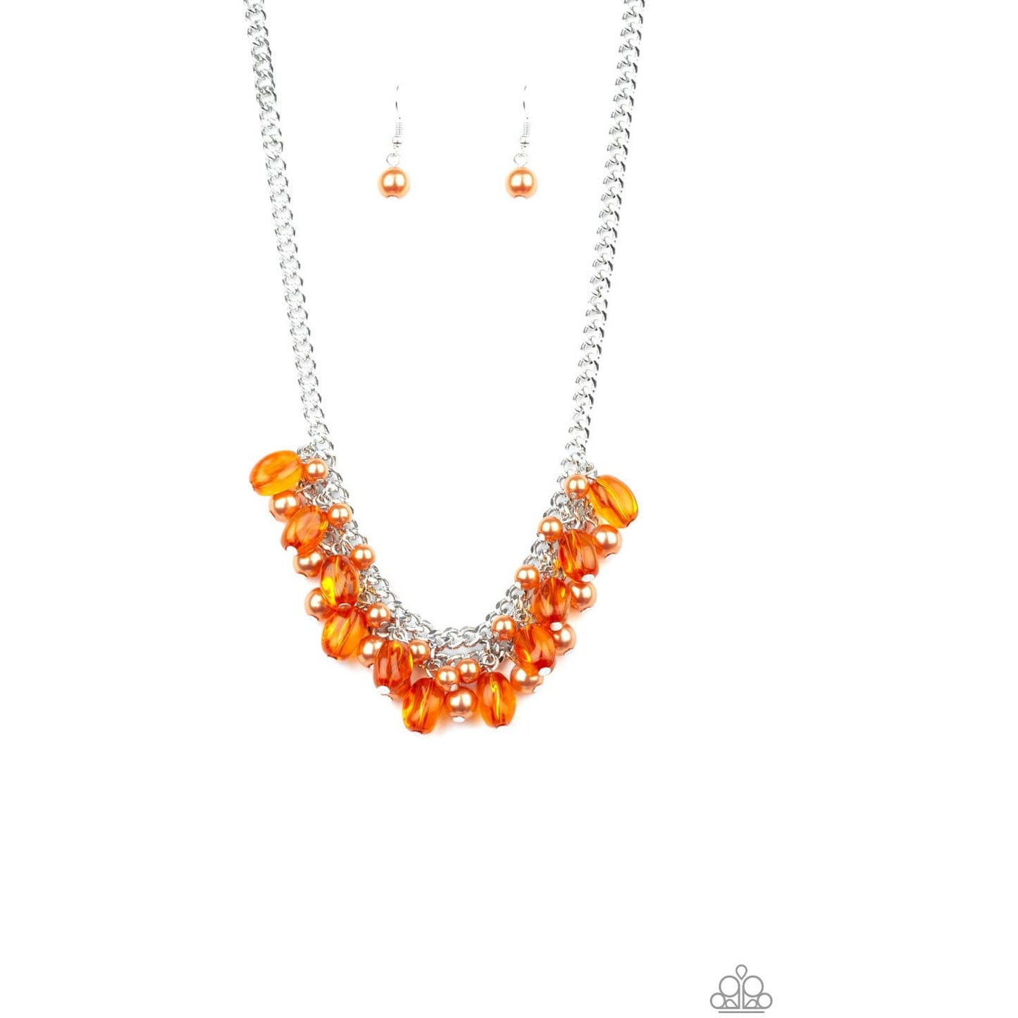 5th Avenue Flirtation Orange Necklace - Paparazzi Accessories - GlaMarous Titi Jewels