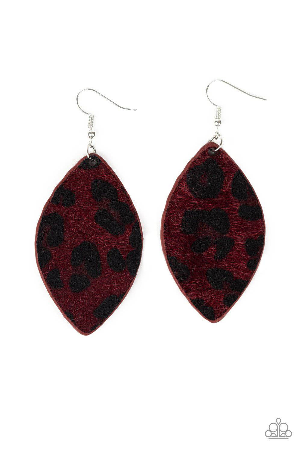 GRR-irl Power! Red Earrings - Paparazzi Accessories - GlaMarous Titi Jewels