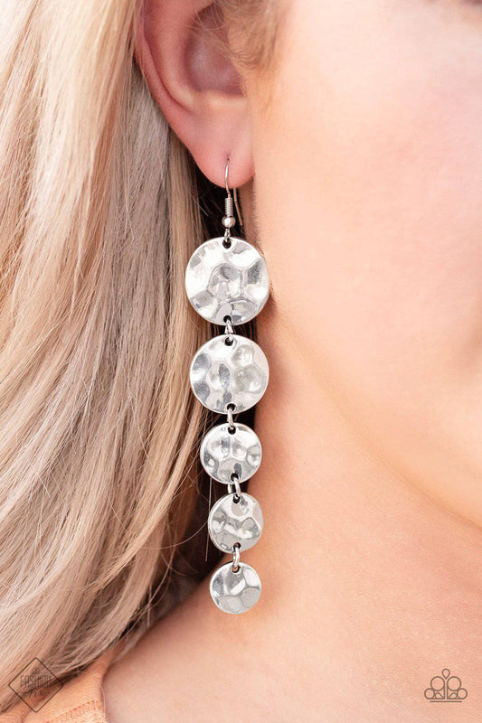 Rippling Resplendence Earrings - January 2020 Fashion Fix - Paparazzi Accessories - GlaMarous Titi Jewels